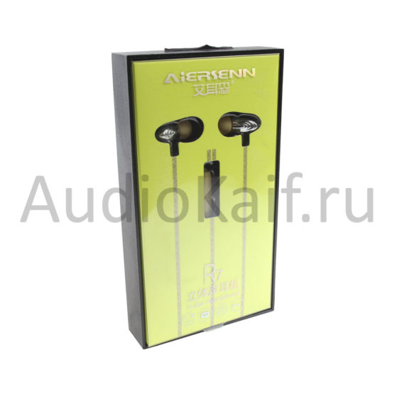 Наушники ARS-R7 Aiersenn Новые золотистого цвета (Iphone, Android) - Жёлтый-Yellow
